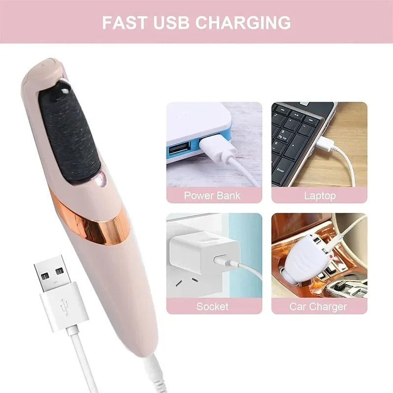 Flawless Electric Foot Callus Remover - Rechargeable and Washable Tool