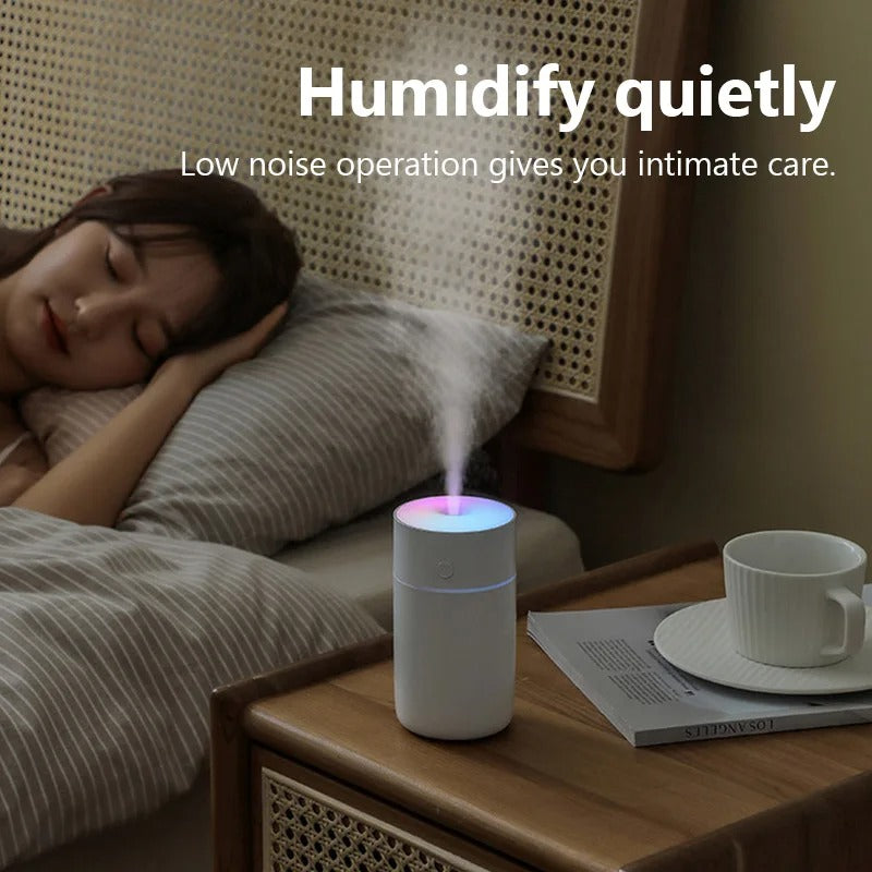 Air Humidifier Essential Oil Aroma Diffuser Nozzle With Coloful LED Light Ultrasonic Humidifiers Aromatherapy Diffuser Lamp