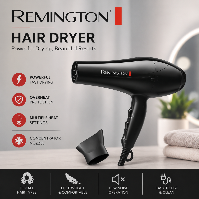 Remington Hair Dryer Model (FR-5057)