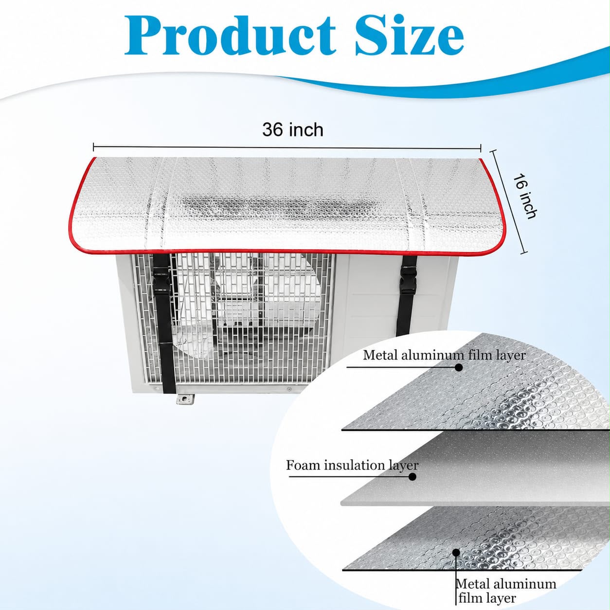 Luxury Outdoor AC Unit Shade Cover