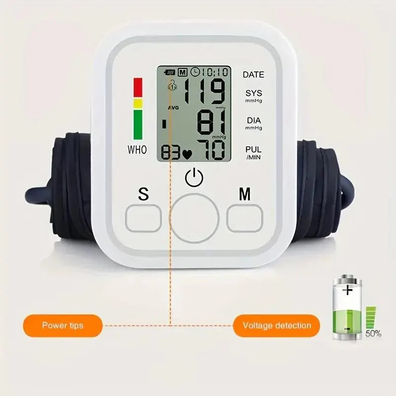 Blood Pressure Monitor Arm Style – Automatic Digital BP Machine for Home Use