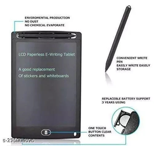 E-Writing-Pad   /   Tablet,   8.5   inch   Electronic   Drawing   Pads   for   Kids,   Portable   Reusable   Erasable