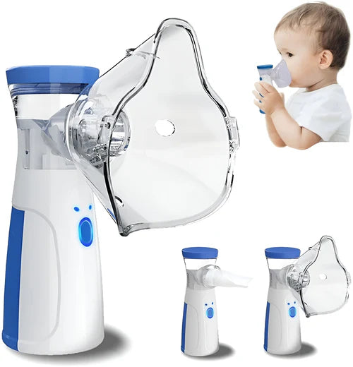 Portable   Mesh   Nebulizer   Machine   JSL-W302   with   Masks   &   Mini   Inhaler   for   Kids   &   Adults