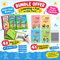 Magic Learning Mega Bundle – 4 Water Magic Books + 4 Practice Books